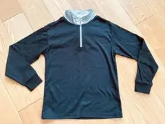CCLTEAM ハーフジップ アンダーシャツ 黒/グレー　140cm