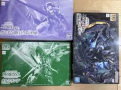 HG オルフェンズ 3体 端白星第2形態 オルトリンデ ガンダムザガン