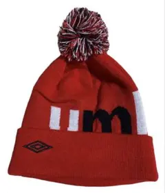 12月SALE 【UMBRO】アンブロ　ボンボンニット帽 テック y2k