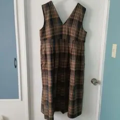 sm2 Vネックジャンパースカート ワンピース