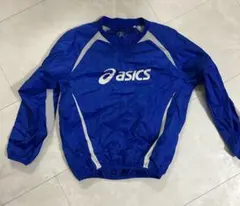 asics ピステ・ウィンドブレーカー 青