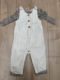 レオパード柄ロンパース・カバーオール　オーバーオール　GAP