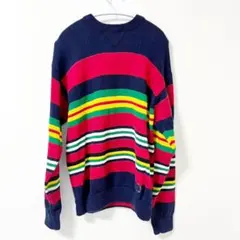 トミー（TOMMY HILFIGER）ボーダーニット/メンズサイズ