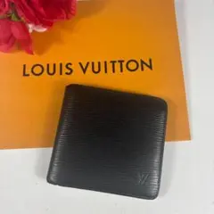 ルイヴィトン　エピ　ポルトフォイユマルコ　ノワール　ブラック M60612
