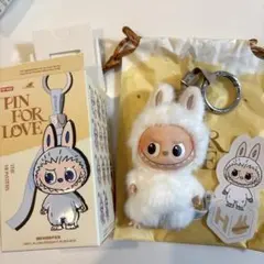 ラブブ イニシャル Hぬいぐるみ アルファベット Labubu 【正規品】㉜