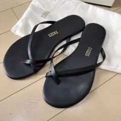 TKEES ビーチサンダル ブラックのサムネイル