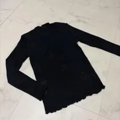 Zara Kids 刺繍入りリブトップス