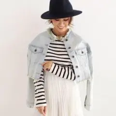 searoomlynn フリンジデニムジャケット