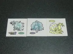 キュウコン、アローラキュウコン　３枚セット　ポケモン　デコキャラシール第一パン