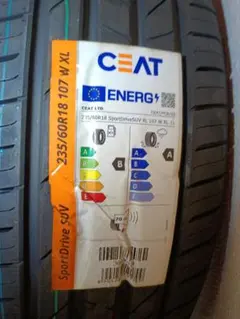 235/55R18 CEAT シアット SportDrive 新品 1本のみ。 - メルカリ