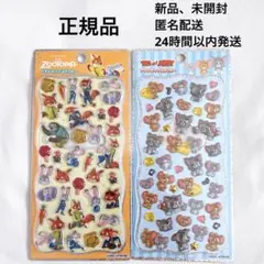 【正規品】プチドロップステッカー　ズートピア　トムとジェリー　２点セット