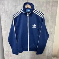 adidas アディダス　トラックジャケット　ジャージ　青　XL メンズ