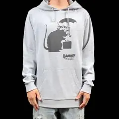 新品 バンクシー BANKSY 東京 傘 ネズミ マウス グラフィティ パーカー