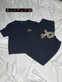 9090girl Logo Girl Tee Pants セットアップM