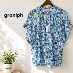 E 新品　大きいサイズ　graniphグラニフ 水彩　ブラウスのサムネイル