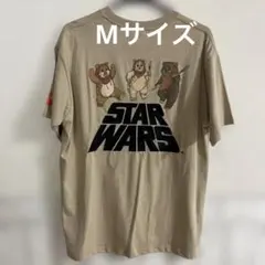 STAR WARS イウォーク プリント Tシャツ ベージュ Mのサムネイル