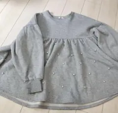 Laule'a パール　ペプラム　スウェット