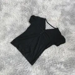 【完売】UNIQLO 半袖カットソー ヘンリーネック (L) カジュアル