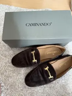 Caminando ダークブラウン ローファー