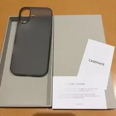 【箱付き/新品】CASEFINITE グレー iPhone用ソフトケース