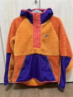 Nike フリースジャケット Mサイズ オレンジ/紫
