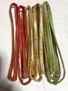 佐賀錦　手織り　帯締め 3本セット　まとめ売り 和装小物