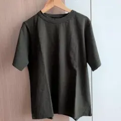45R ダークグリーン コットン Tシャツ