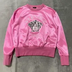 Versace ピンククロップドトレーナー