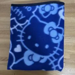 ハローキティ フリースブランケット ネイビー