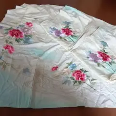昔の着物解き刺繍