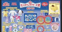 サンリオくじ 巾着 アクリルチャーム あひるのペックル けろけろけろっぴ