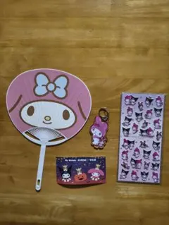 マイメロディ クロミ 宇佐美 ぷっくりシール うちわ アクリルキーホルダー