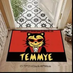 TEMMY ティミー　CREAMSODA　フロアマット　ブラックキャッツ