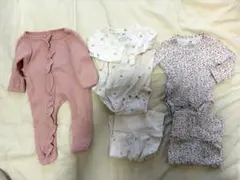 新生児　ロンパースセット　H&M ululu 50 56