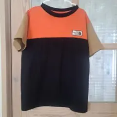 THE NORTH FACE Tシャツ オレンジ/黒