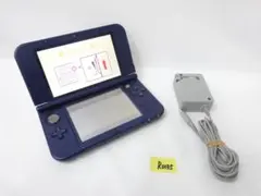 New 3DS LL ネイビー 本体 ACアダプター付き 動作品 R0135