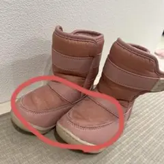スノーブーツ 13cm futafuta ピンク 雪遊び　冬　靴