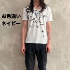 ✨️ニコルクラブフォーメン✨️フェザーTシャツ 半袖Tシャツ ネイビー メンズ