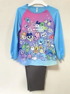【新品タグ付き】たまごっちパラダイス 光るパジャマ 120 年中素材