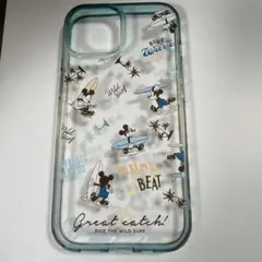 ミッキーマウス サーフィン iPhone14ケース
