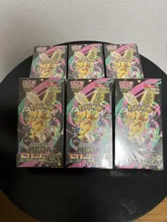 ポケモンカード MEGAドリームex 未開封 シュリンク付き 6BOX