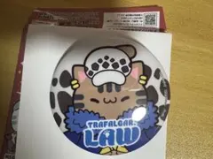 ワンピース ニャンピース お名前缶バッジ ロー - メルカリ