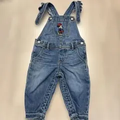 baby GAP デニムオーバーオール 18-24ヶ月　ミニーちゃん