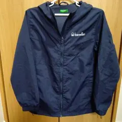 【ベネトン】　ジャケット　マウンテンパーカー　ネイビー　160