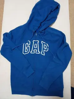 や*だ様 GAP 青 フルジップパーカー Mサイズ