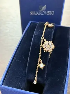 ★SWAROVSKIスワロフスキー　ブレスレット　雪の結晶　スノーフレーク