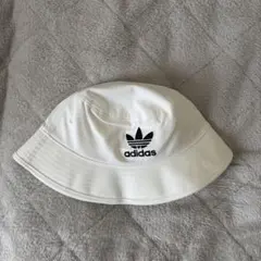 【新品・未使用】adidas ホワイト バケットハット