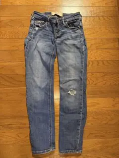 Hollister ストレートデニムパンツ W24