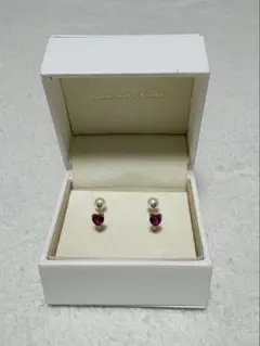 【新品未使用】Samantha Tiara ハート イヤリングのサムネイル
