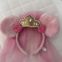 ディズニー ミニー ピンク ティアラカチューシャ